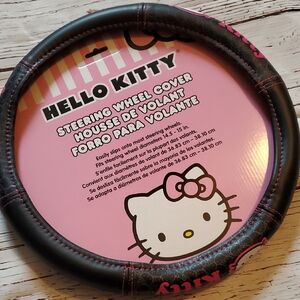 🆕️ Hello Kitty Pink and Black Steering Wheel Cover 💕🖤